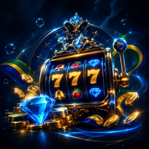 Card da slot Jackpot Real com símbolo de diamante
